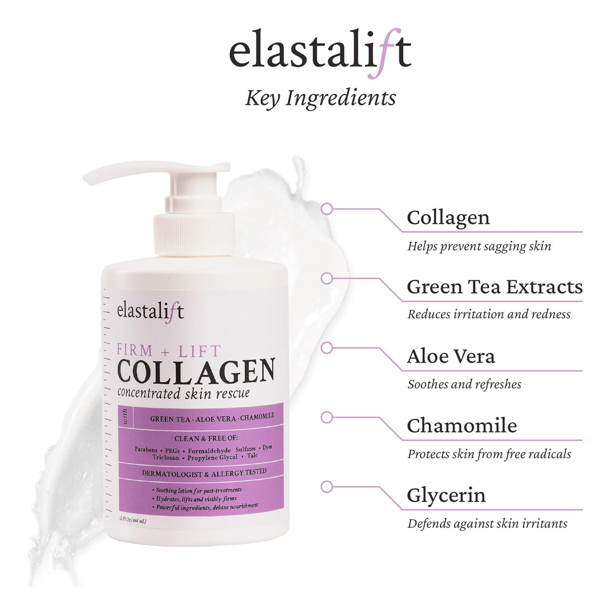 Pacote De Cuidados Com A Pele Elastalift Collagen Cream + Ma - Imagem 4