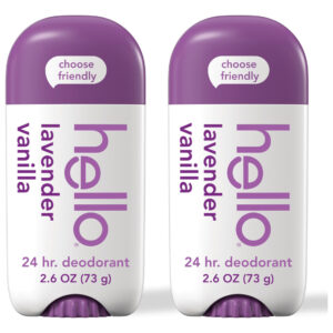 Desodorante Hello Lavender, Baunilha, Sem Alumínio, 75 Ml, P