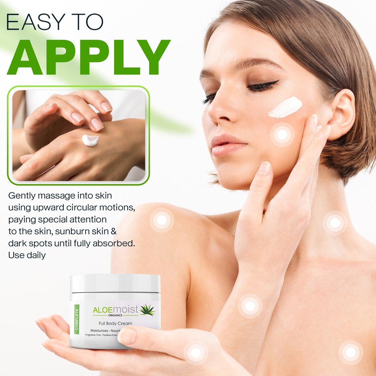 Loção Corporal Aloe Vera Creme Hidratante 240ml Antienvelhec - Imagem 6