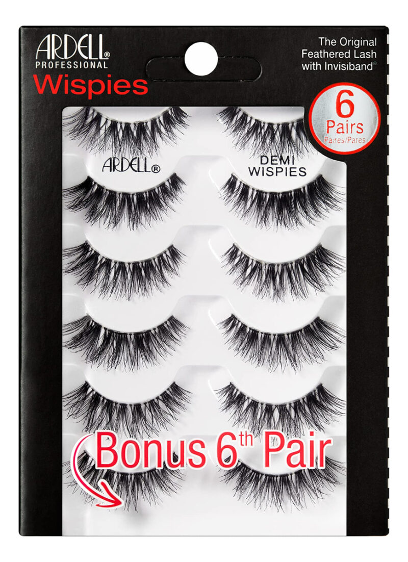 Pacote Múltiplo De Cílios Postiços Ardell Demi Wispies, 5 Pa