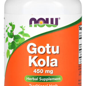 Gotu Kola 450mg Now Foods 100 Cáps Importado