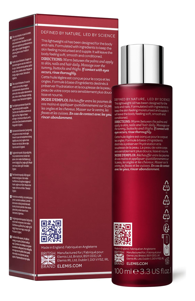 Óleo Corporal Elemis Japanese Camellia 100ml Para Pele Grávi - Imagem 4