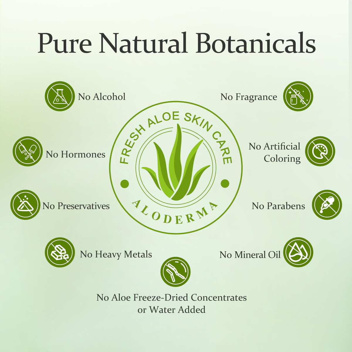 Gel Aloderma Organic Aloe Vera 96% Puro Para Rosto E Corpo 2 - Imagem 6