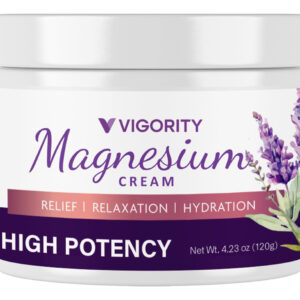 Creme De Magnésio Vigority Loção De Magnésio 125 Ml Com Lava