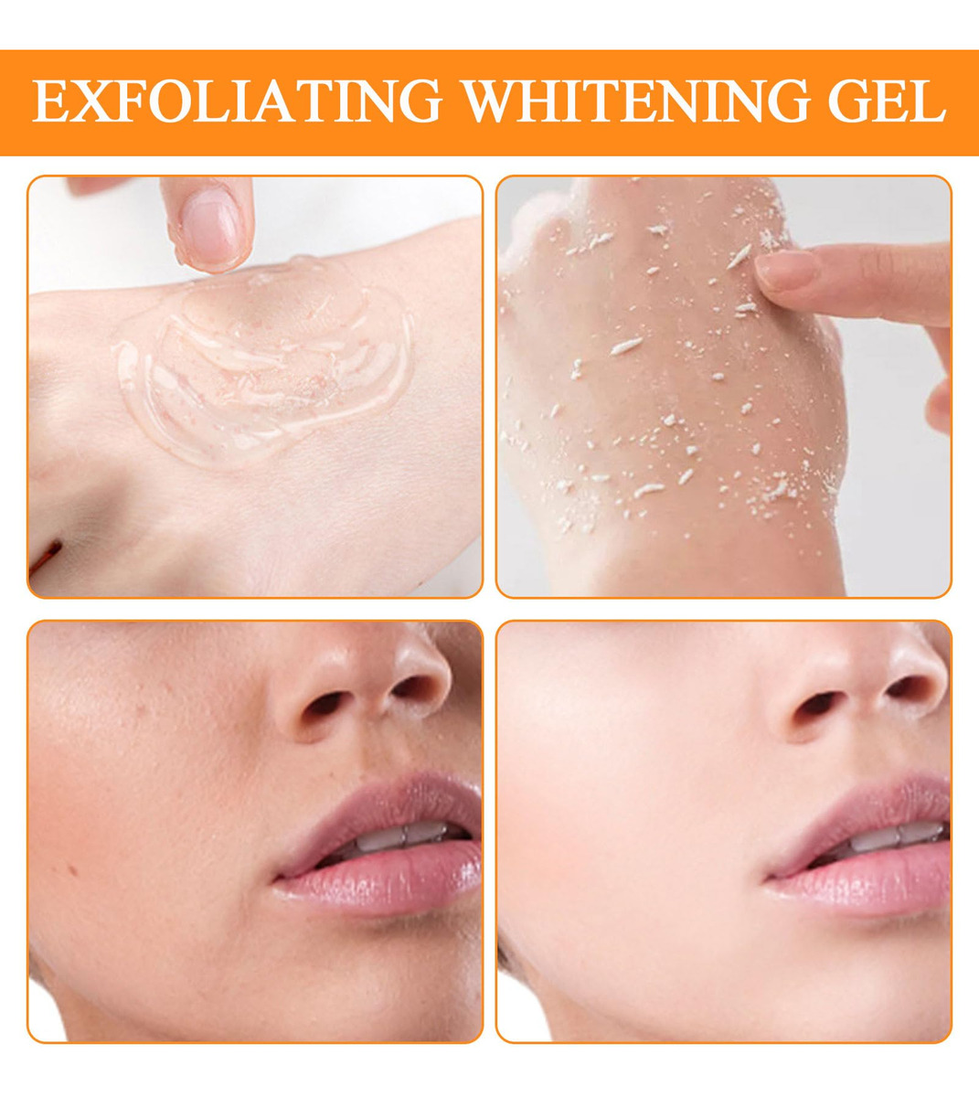 Esfoliante Em Gel Esfoliante Bixmk Orange, 2 Unidades Para R - Imagem 2