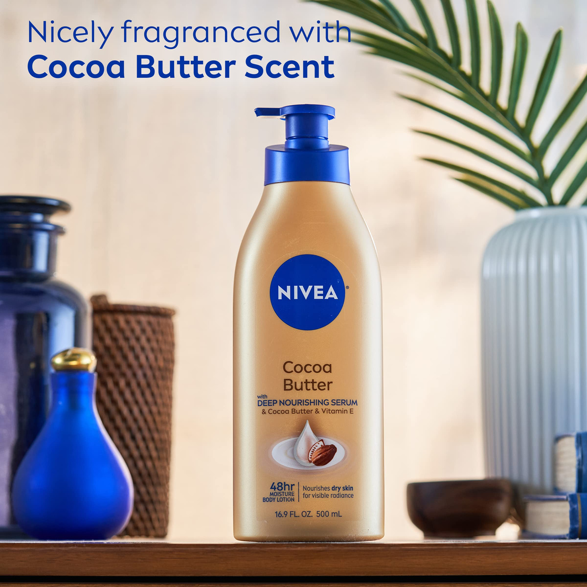 Loção Corporal Nivea Cocoa Butter Com Sérum Nutritivo Profun - Imagem 7