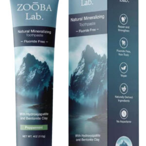 Pasta De Dentes Zooba Natural Sem Flúor Com Hidroxiapatita