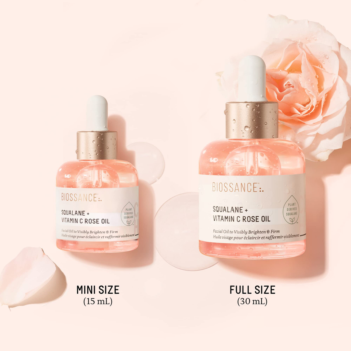 Óleo Biossance Mini Squalane + Vitamina C Rose Firming - Imagem 6