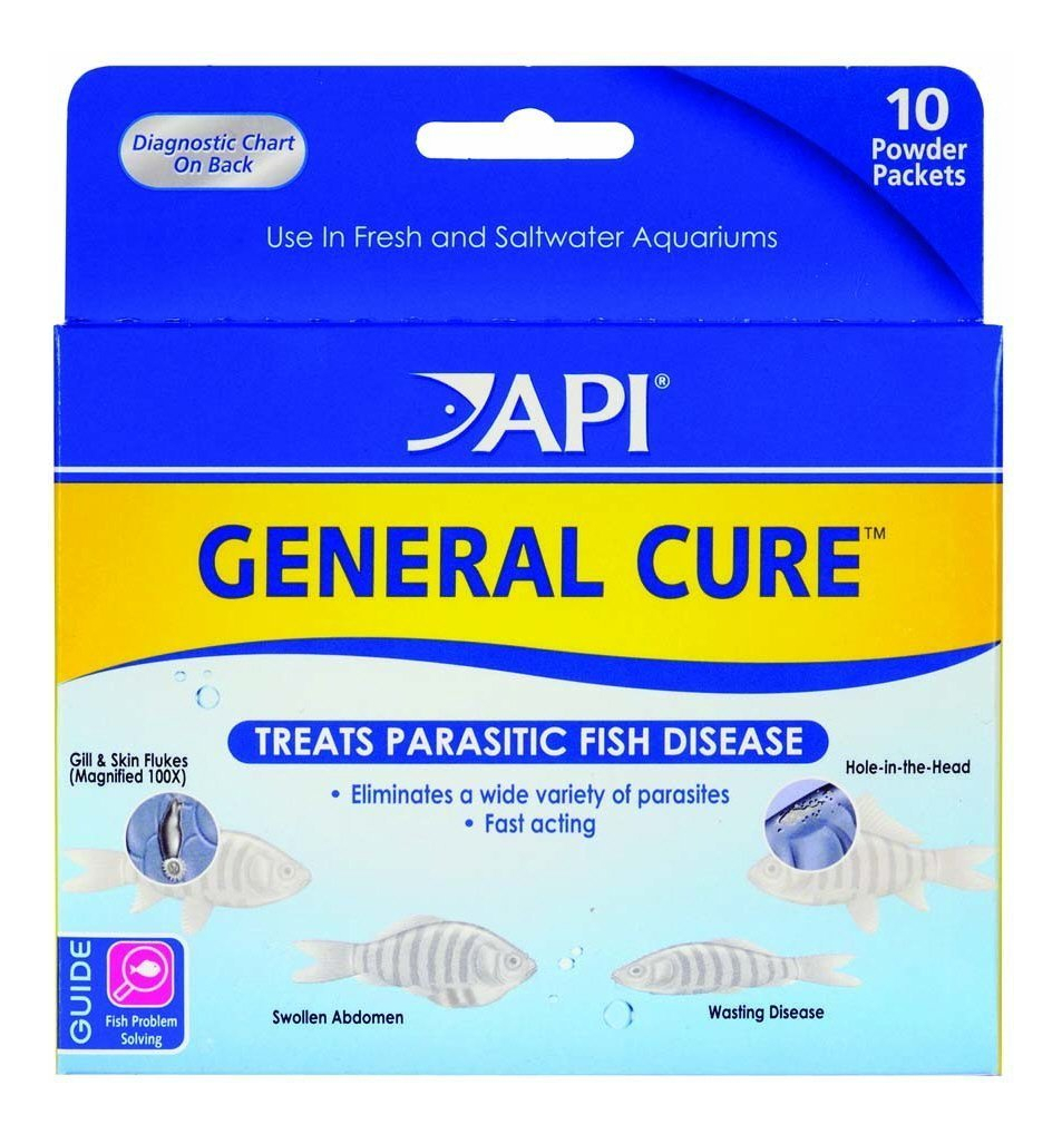 Fish Remedy Api General Cure Powder, Pacote Com 20 - Imagem 2