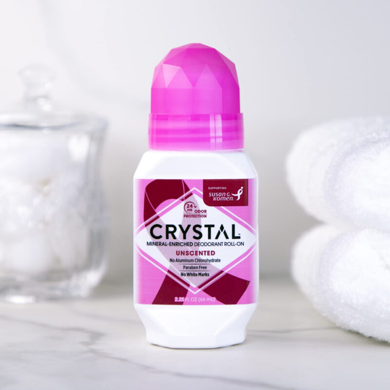Desodorante Crystal Body Roll-on, Sem Perfume, 66 Ml, Pacote - Image 4