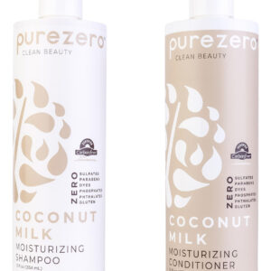 Conjunto De Shampoo E Condicionador Purezero Leite De Coco 1