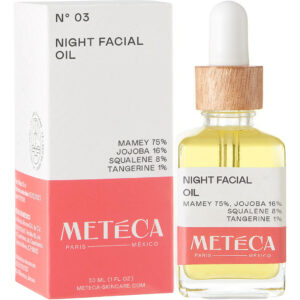 Óleo Facial Noturno Meteca Omega 9 Regenera E Suaviza A Pele
