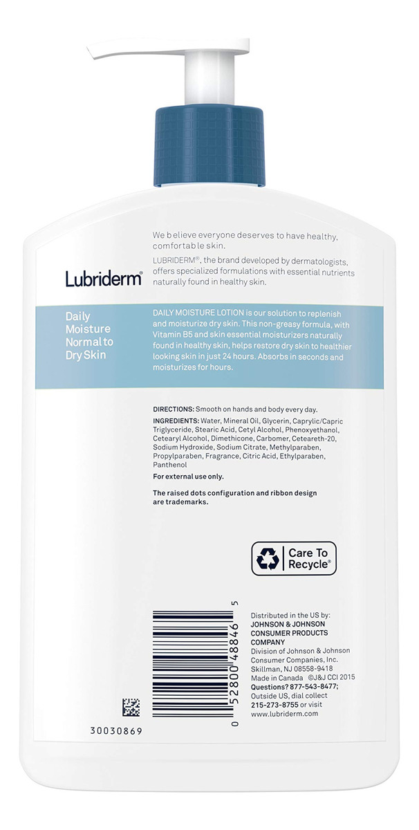 Loção Lubriderm Daily Moisture Hydrating Body 480 Ml De Vita - Imagem 4