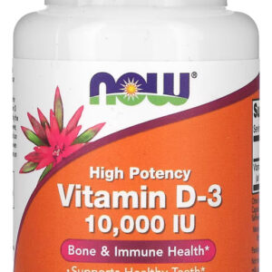 Vitamina D3 10.000 Ui Now Foods 120 Softgels