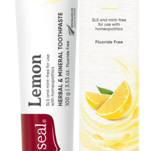 Pasta De Dentes Red Seal Herbal & Mineral Limão Sem Flúor