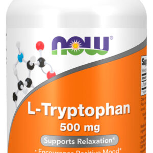 L-triptofano 500mg Now Foods L-tryptophan 120 Veg Caps Sabor Sem Sabor
