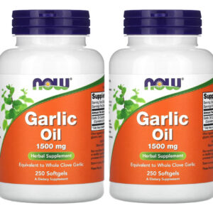 Óleo De Alho 1500mg Now Foods Now Foods 250solftg 2un