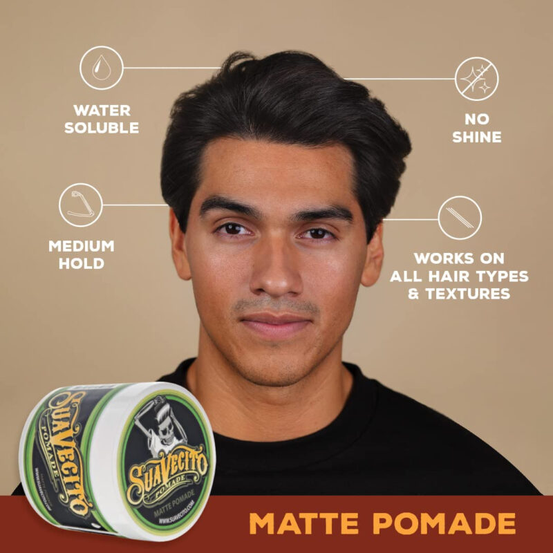 Pomada Para Cabelo Suavecito Pomade Matte 946ml Medium Hold - Image 6