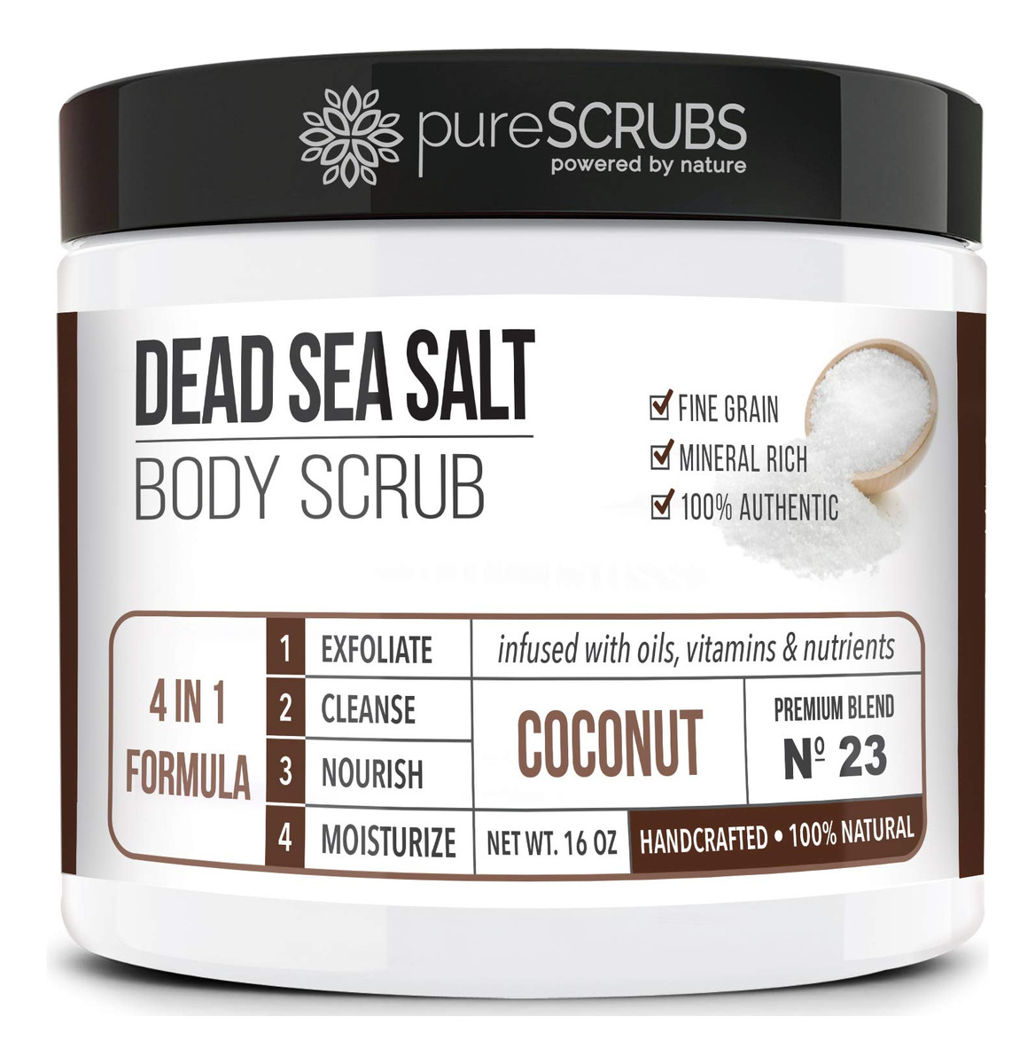 Esfoliante Corporal Purescrubs Premium Coconut 473ml Com Ace