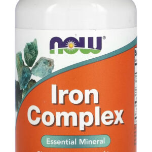 Complexo De Ferro Now Foods Iron Complex 100 Tablets Eua/usa