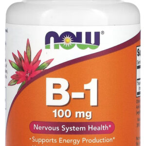 Vitamina B-1 100mg 100 Veg Tabs Nowfoods Importado