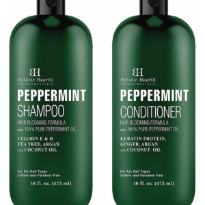 Conjunto De Shampoo E Condicionador Botanic Hearth Peppermin
