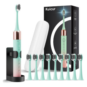 Escova De Dentes Elétrica Kuicur Portable Com Duração De Bat