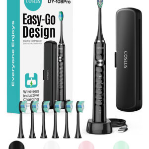 Escova De Dentes Elétrica Coslus Wireless Recarregável 5 Mod