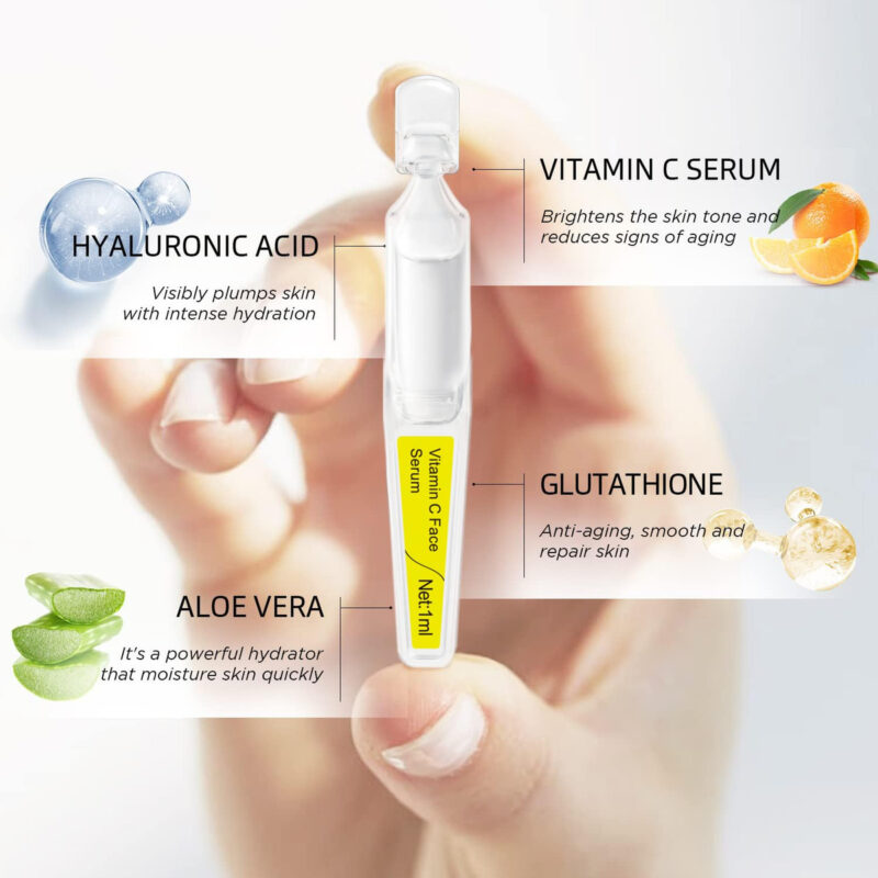 Sérum Bacheri Vitamina C Com Ácido Hialurônico E Glutationa - Image 3