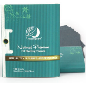 Papel Absorvente De Óleo Facial Pleasingcare 200 Unidades De