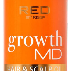 Óleo De Cabelo E Couro Cabeludo Vermelho Da Kiss Growth Md 1