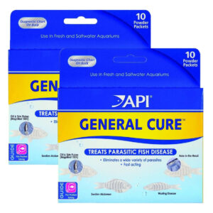 Fish Remedy Api General Cure Powder, Pacote Com 20