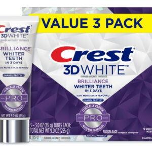 Pasta De Dente Crest 3d White Brilliance Pro Enamel 90ml, Pa