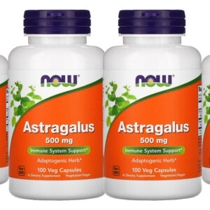 Astragalus 500mg Now Foods 100 Veg Cápsulas 4un