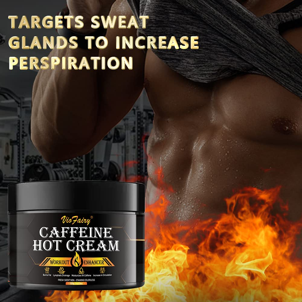 Creme Quente Anticelulite Com Cafeína Viofairy Para Mulheres - Imagem 3