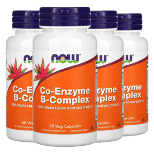 Coenzima Complexo B Now Foods 60 Cápsulas Importado 4un