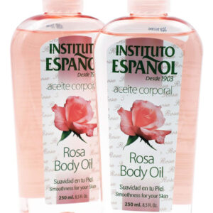 Óleo Corporal Instituto Español Rosa 250ml, Pacote Com 2