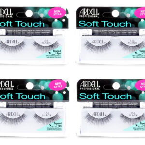 Cílios Postiços Ardell Soft Touch 156 Pretos (pacote Com 4)