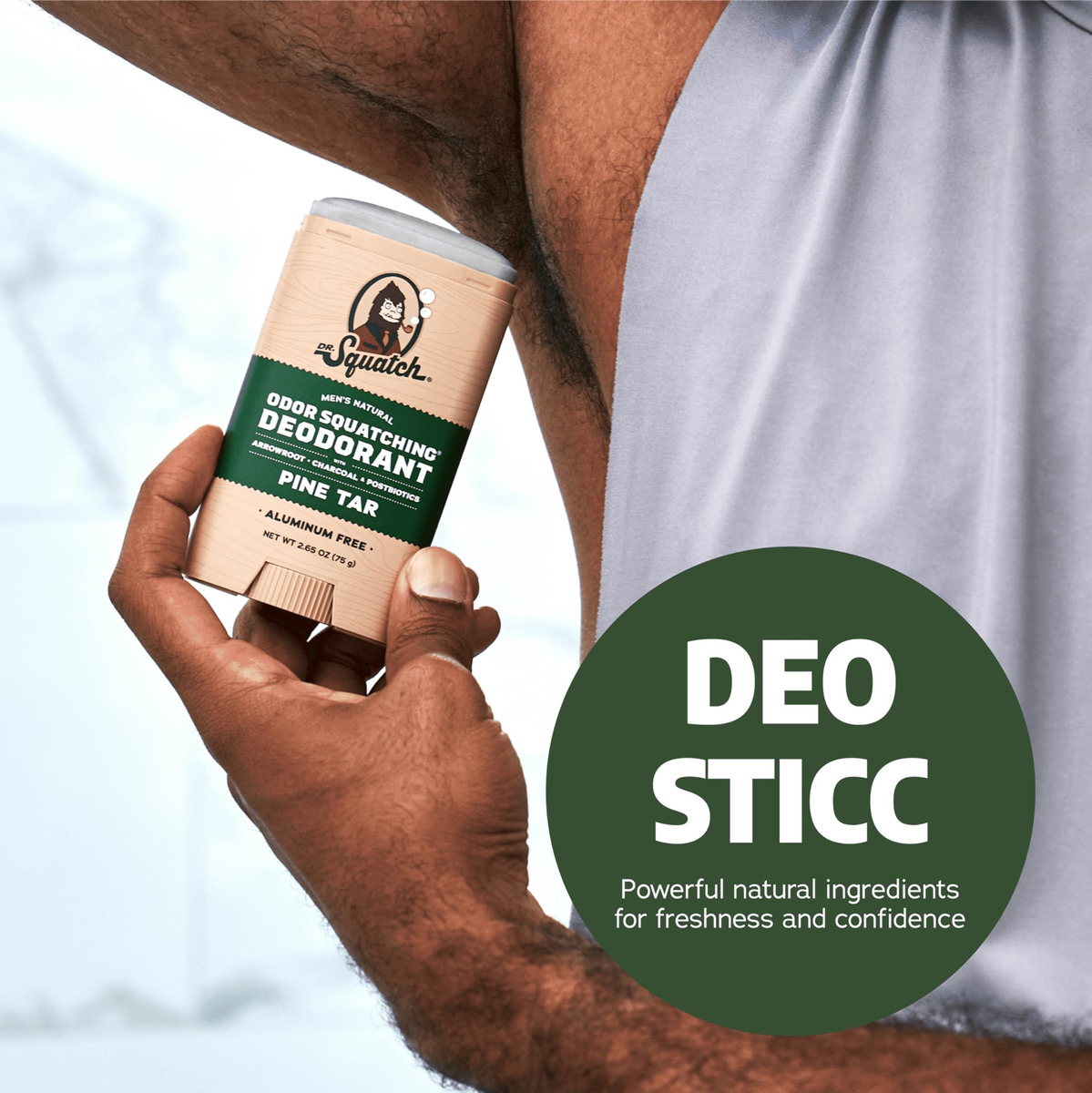 Desodorante Dr. Squatch Natural Bay Rum Para Homens, 80 Ml, - Imagem 6
