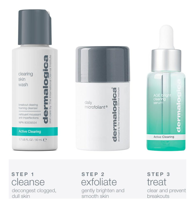 Conjunto De Cuidados Com A Pele Dermalogica Clear And Bright - Image 2