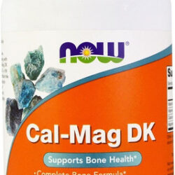 Cal-mag Dk 180 Cápsulas Now Foods, Sabor Sem Sabor