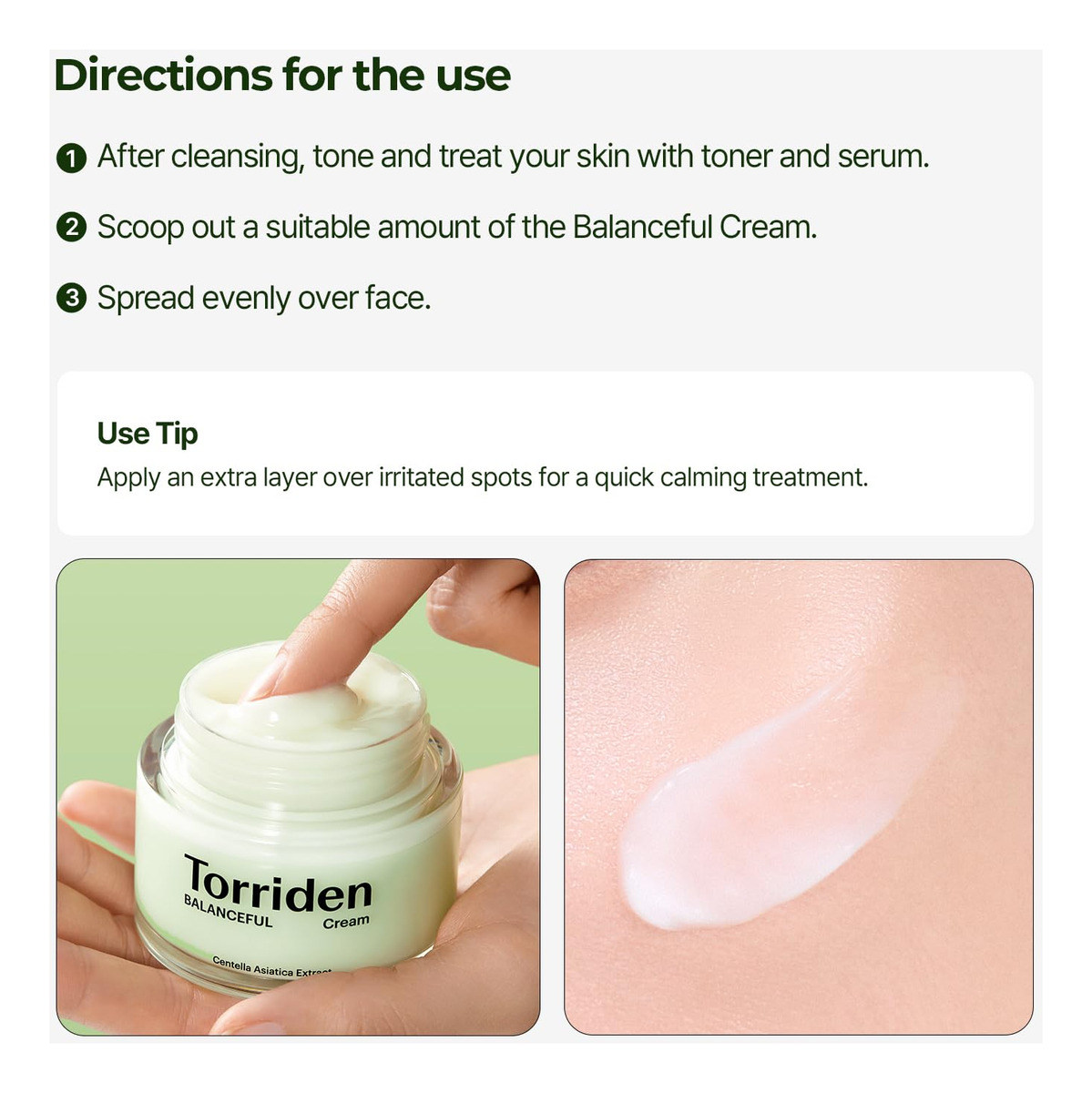 Creme Hidratante Torriden Balanceful Cica Para Pele Oleosa - Imagem 8