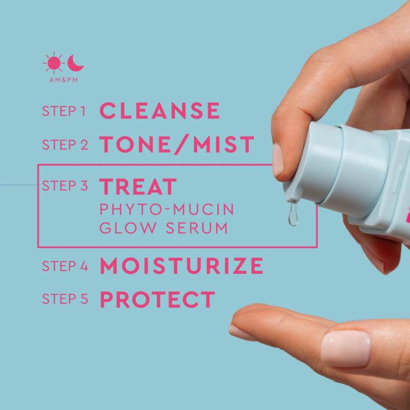 Sérum Byoma Phyto-mucin Glow Mucin Face 40 Ml Para Pele De V - Image 4