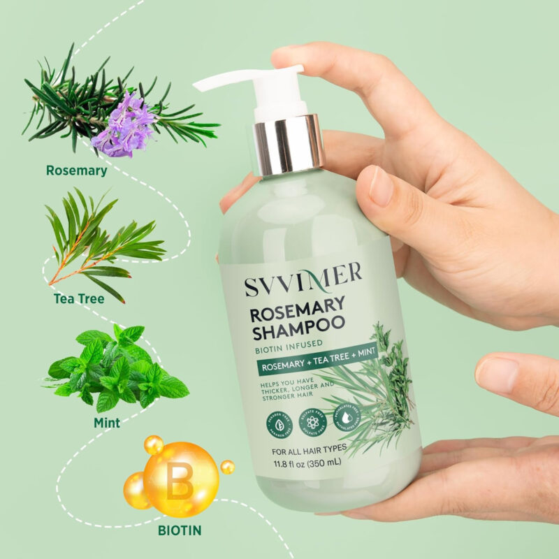 Shampoo Para Crescimento Capilar De Alecrim: Espessamento E - Image 3