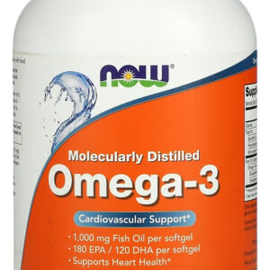 Now Foods Ômega-3 Destilado 500soft Distribuidor Autorizado