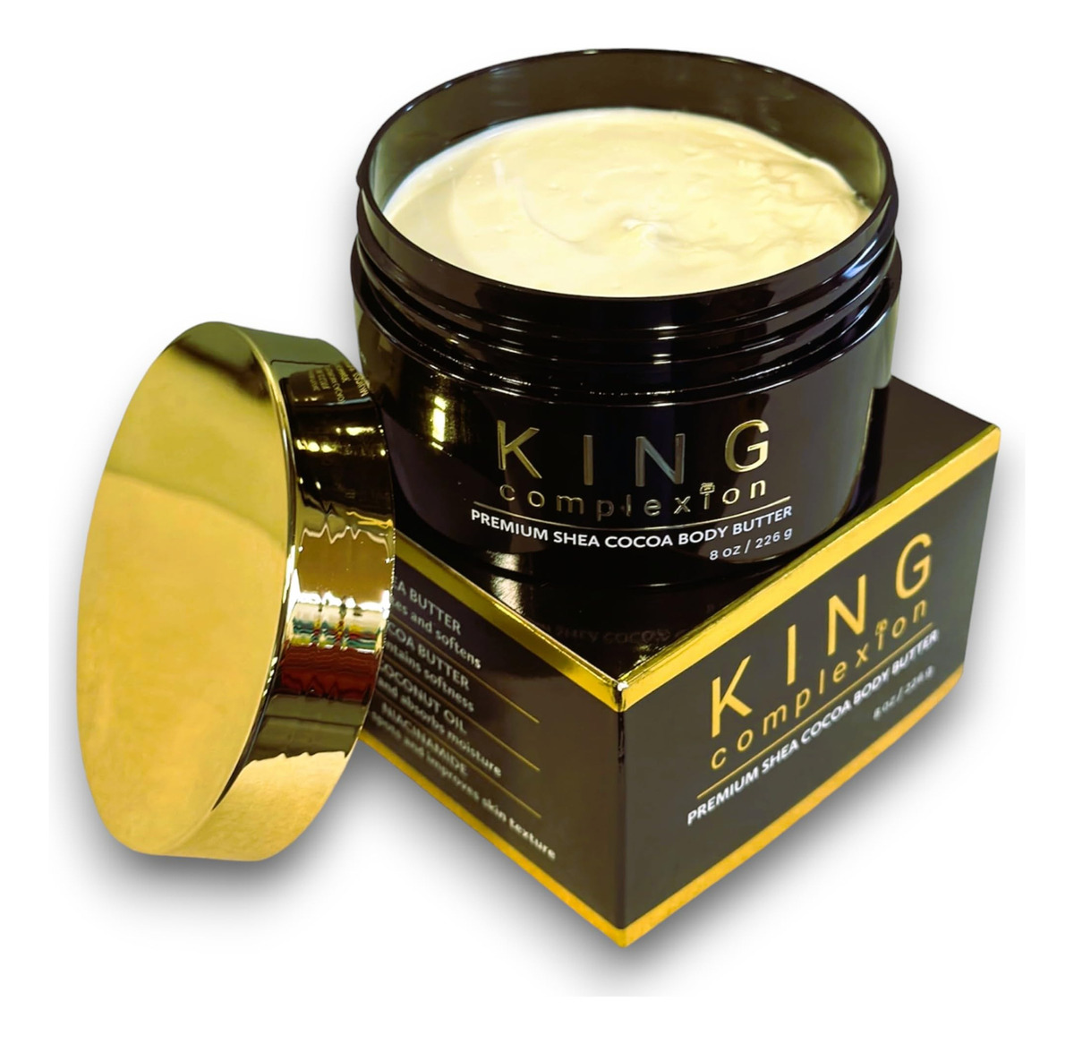 Manteiga Cacau Orgânica Corporal King Complexion 240ml - Imagem 2