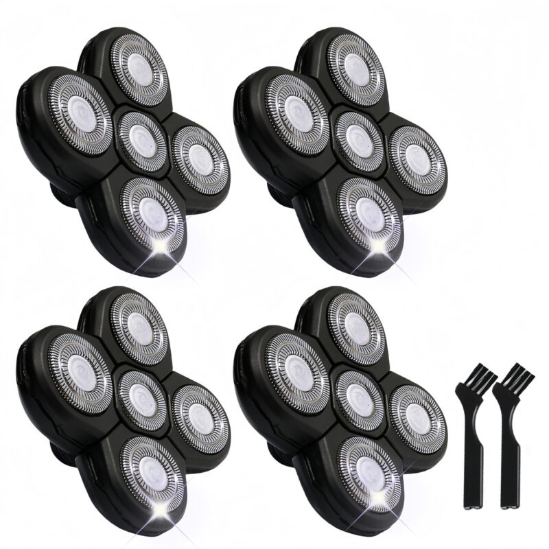 Lâminas De Reposição Para Barbeador Maeathoo For Head Shaver