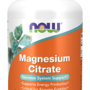 Citrato De Magnesio 120 Capsulas Now Foods Magnesium Citrate