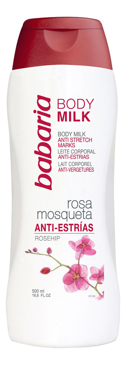 Leite Corporal Babaria Anti Estrias 490 Ml Com Amêndoa Doce