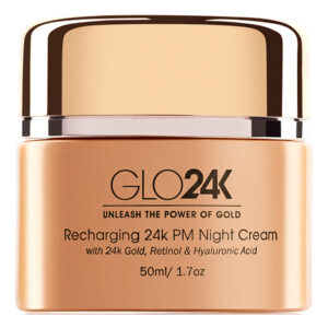 Creme De Noite Glo24k Com Ouro 24k, Retinol, Vitaminas E Áci